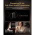 Hollyland Lark MAX 2 Wireless Lavalier Microphone for iPhone/Camera/Android, AI Noise Cancelling, 32-bit Full-Chain Audio, 340m Transmission (Combo, 2TX + 2RX + Charging Case) - Black